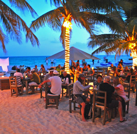 beachfront restaurants playa del carmen