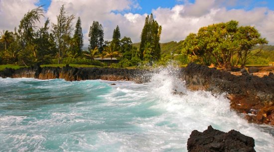 Keanae Peninsula halfway on the Road to Hana