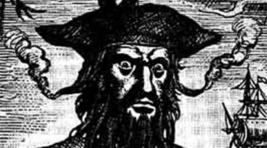 Legend of Blackbeard's Ghost  Pirate tattoo, Famous pirates