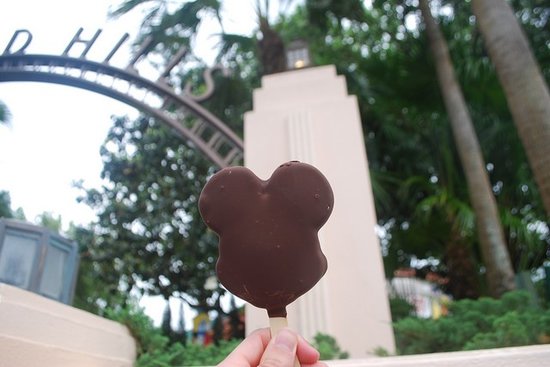 Mickey Mouse Ice Cream Bar at Disney World