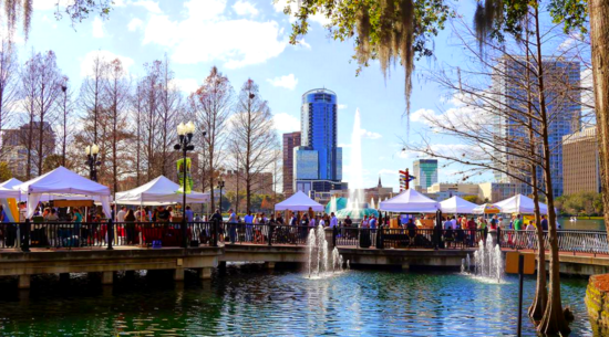 Lake Eola in Downtown Orlando