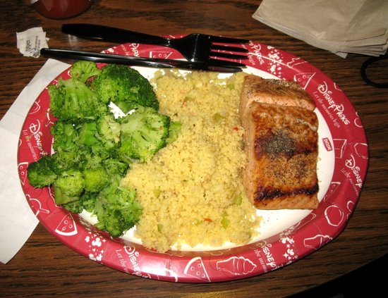 Salmon and Couscous Columbia Harbour House Disney World