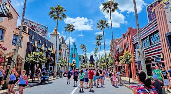 Streets of Hollywood Boulevard in Hollywood Studios, Disney World