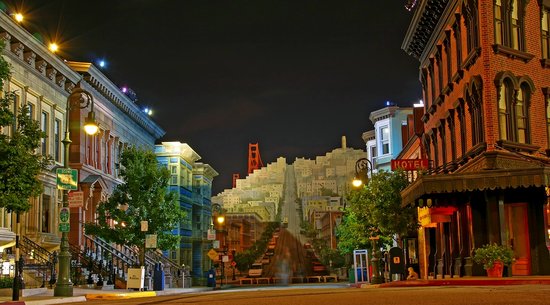 View of San Francisco in Streets of America, Hollywood Studios