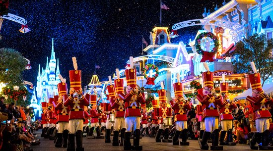 Nutcracker parade at Mickey’s Very Merry Christmas Party