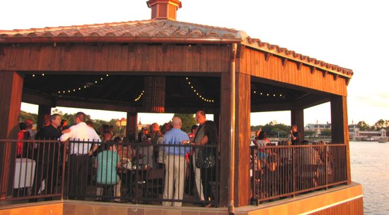 Lakeside seating at Epcot's Cantina de San Angel