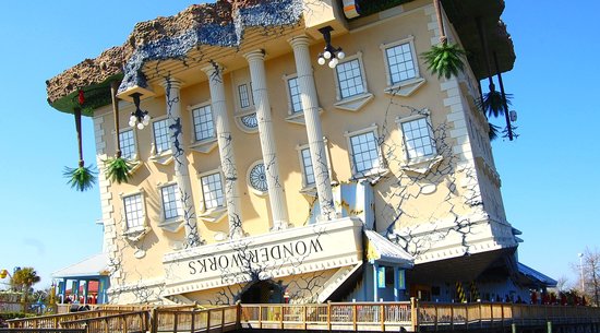 WonderWorks upside down building Myrtle Beach