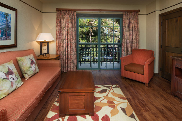 two-bedroom, two-bath | boulder ridge villas at disney's wilderness